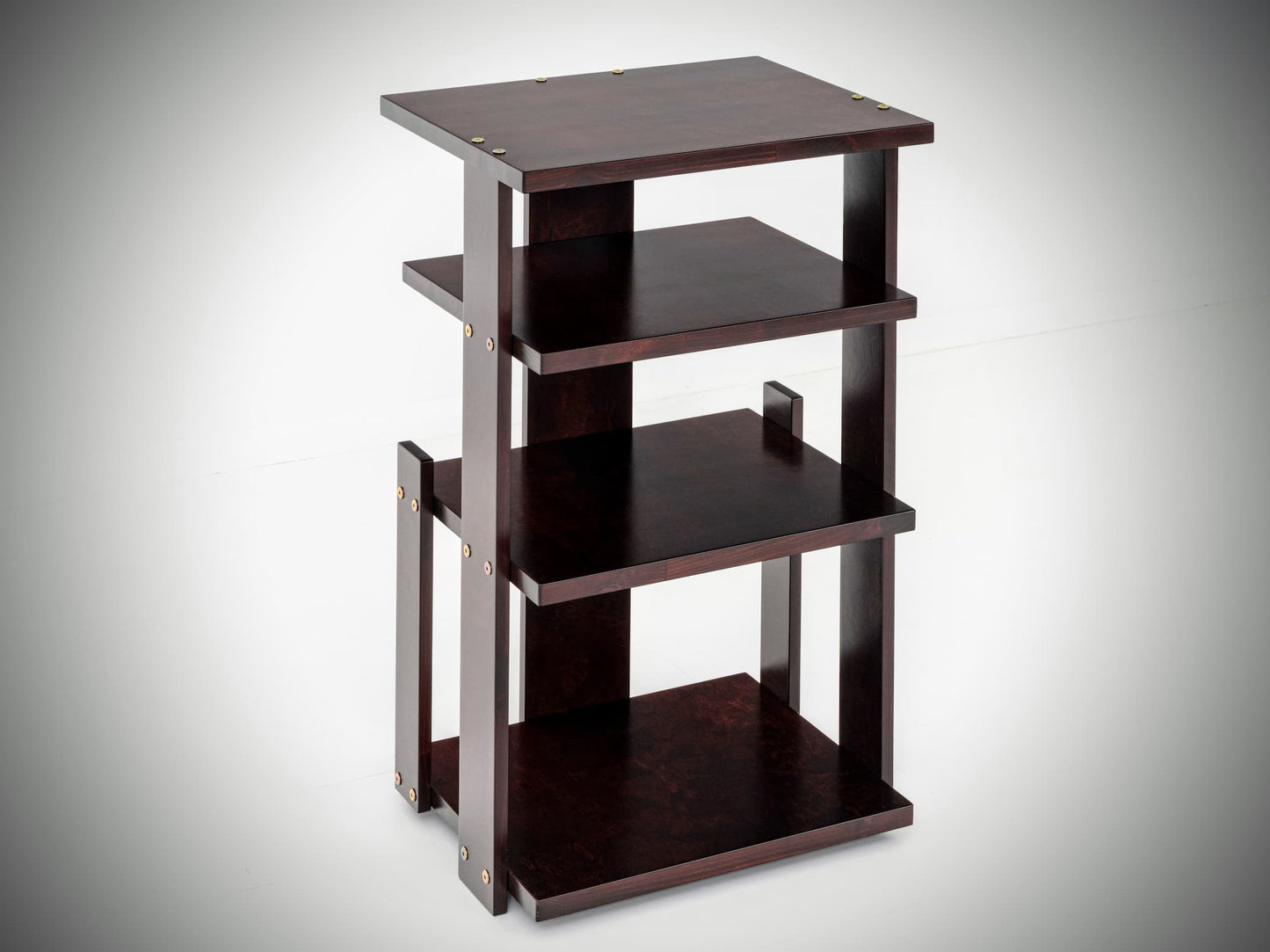 Handcrafted Turntable Stand and Vinyl Record Storage Cabinet - Tripod base