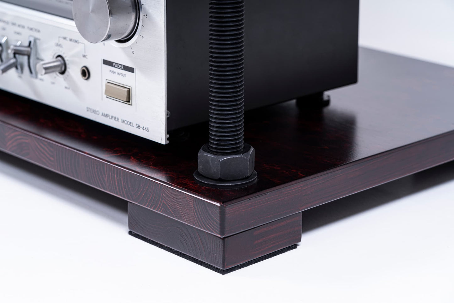 HiFi Audio Rack & Turntable Stand – Adjustable Record Player Stand, Heavy-Duty Stereo Cabinet